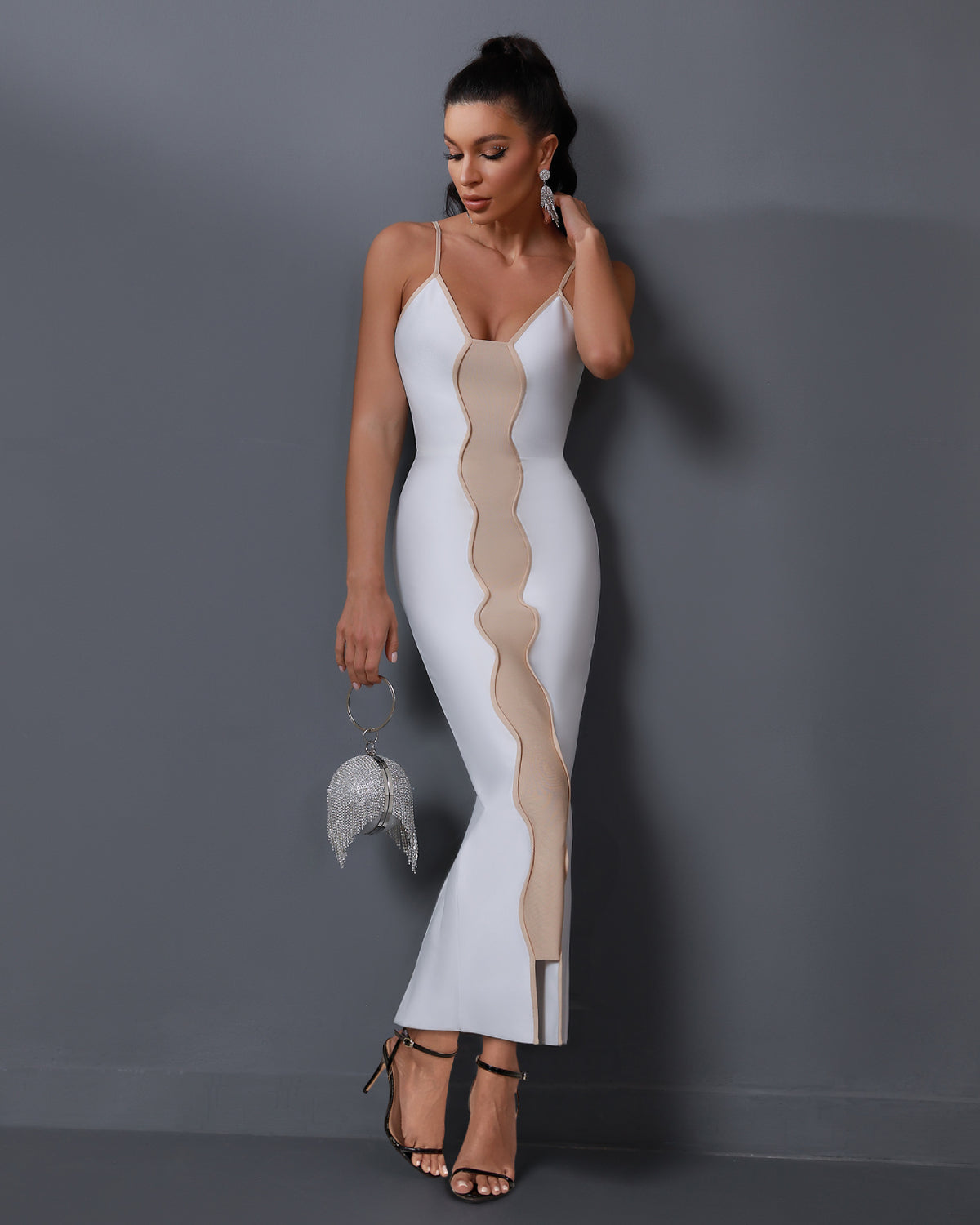 knit bandage dress Knit Bandage Sculpt Mini Dress