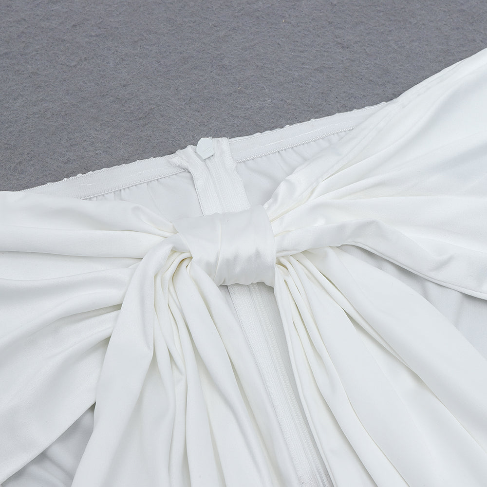 White Bodycon Dress HB7608 6