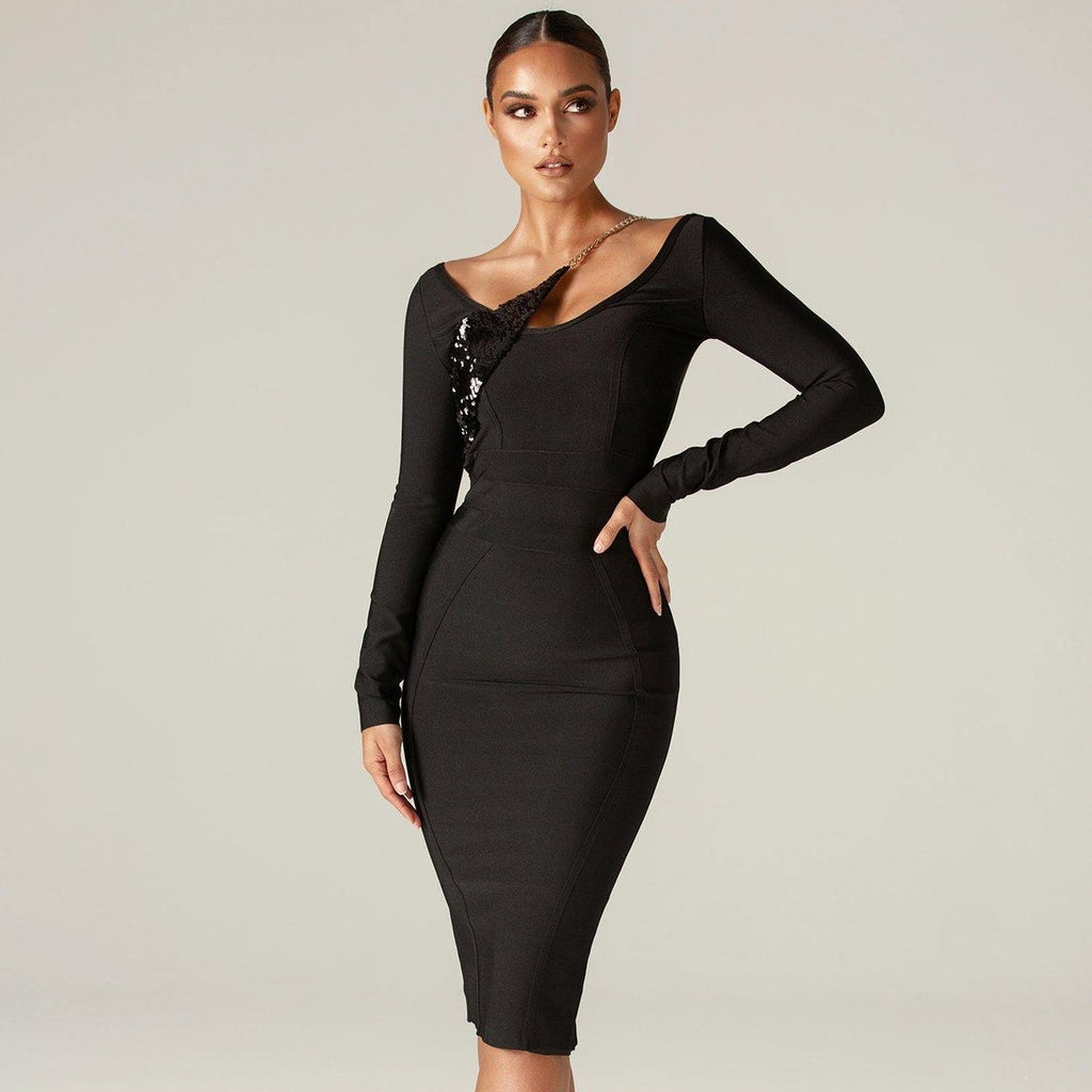 Round Neck Sleeveless Maxi Lace Bandage Dress