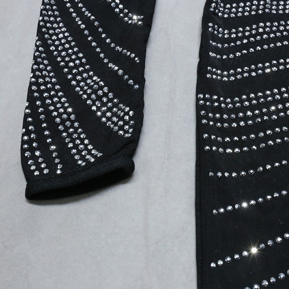Black Bandage Dress PZC1752 9