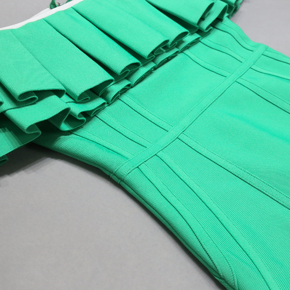 Green Bandage Dress PZC2110 8