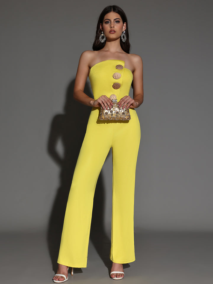 Yellow Jumpsuit FA50136