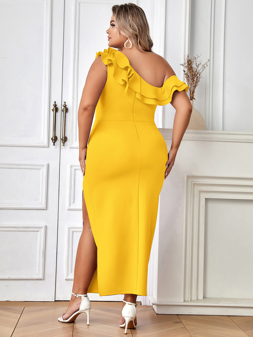 Yellow Bodycon Dress HB03000