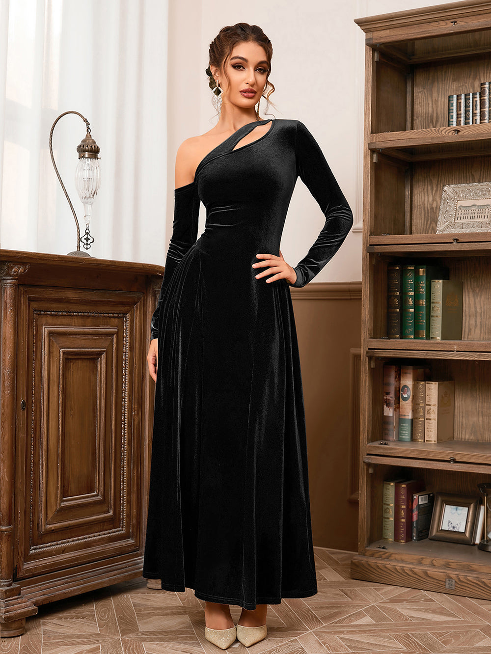 Black Bodycon Dress HB10063