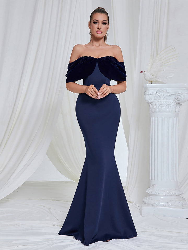Navy Blue Bodycon Dress HB10157