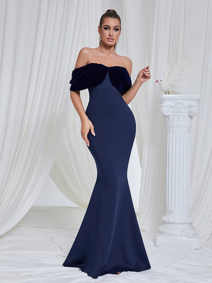 Navy Blue Bodycon Dress HB10157