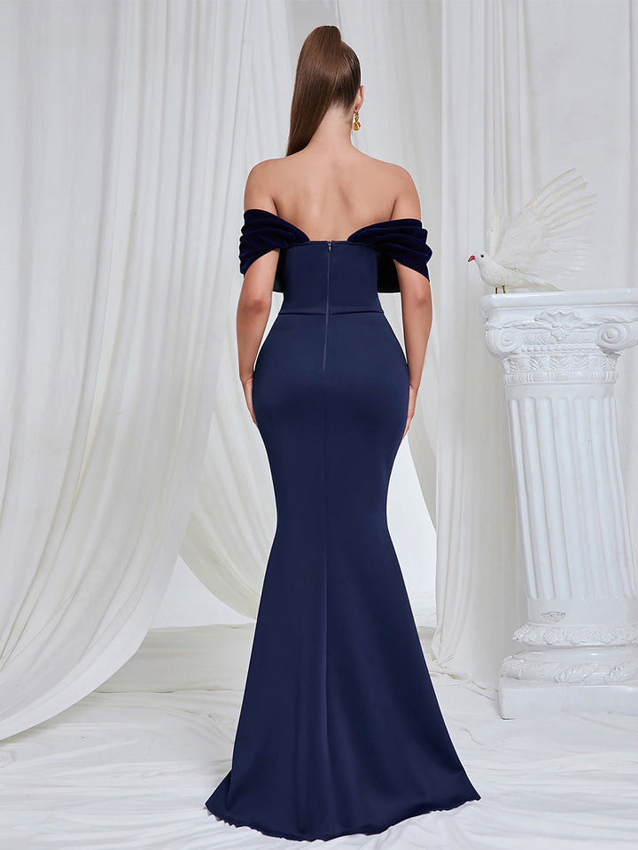 Navy Blue Bodycon Dress HB10157