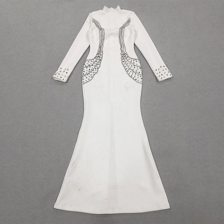 White Bandage Dress HL10024