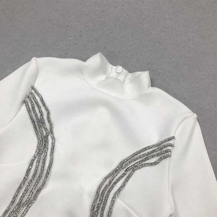 White Bandage Dress HL10024