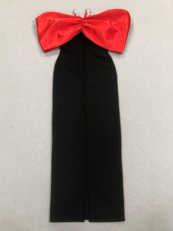 Black Red Bandage Dress HL10102