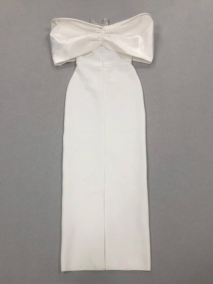 White Bandage Dress HL10102