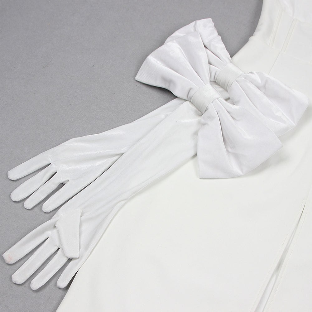 White Bandage Dress HL9563