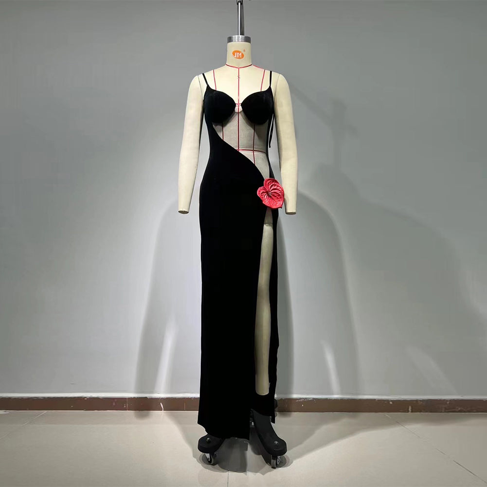 Black Bodycon Dress HT1029