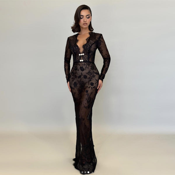 Black Bodycon Dress HT10520
