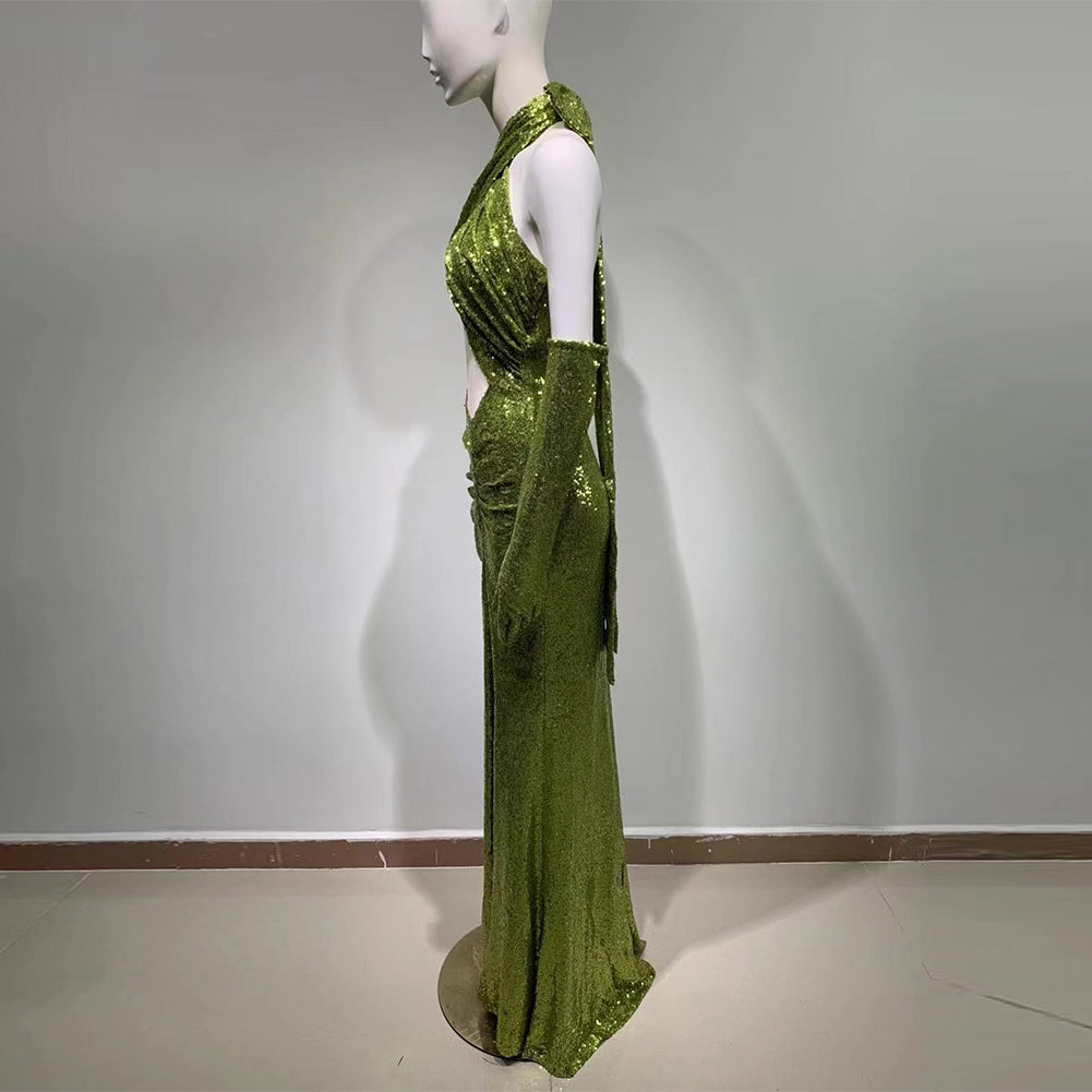 Green Bodycon Dress HT1063