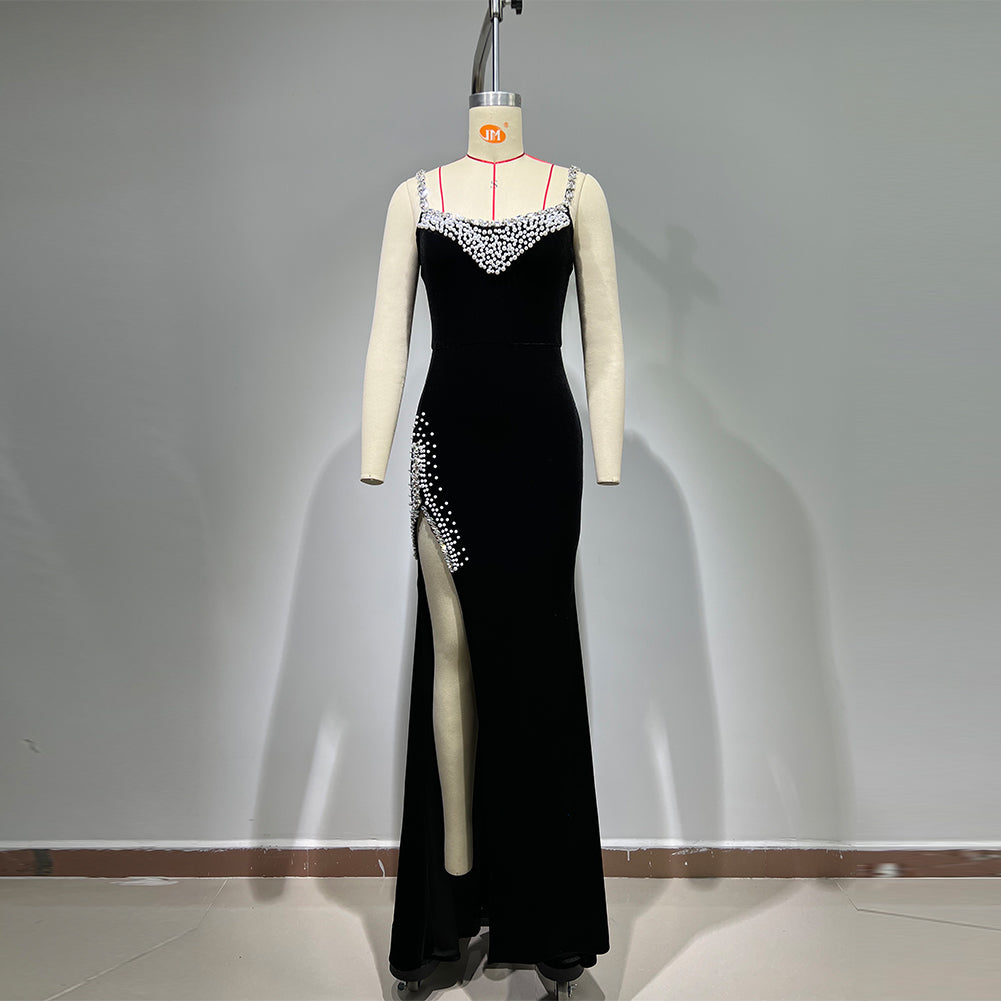 Black Bodycon Dress HT10790