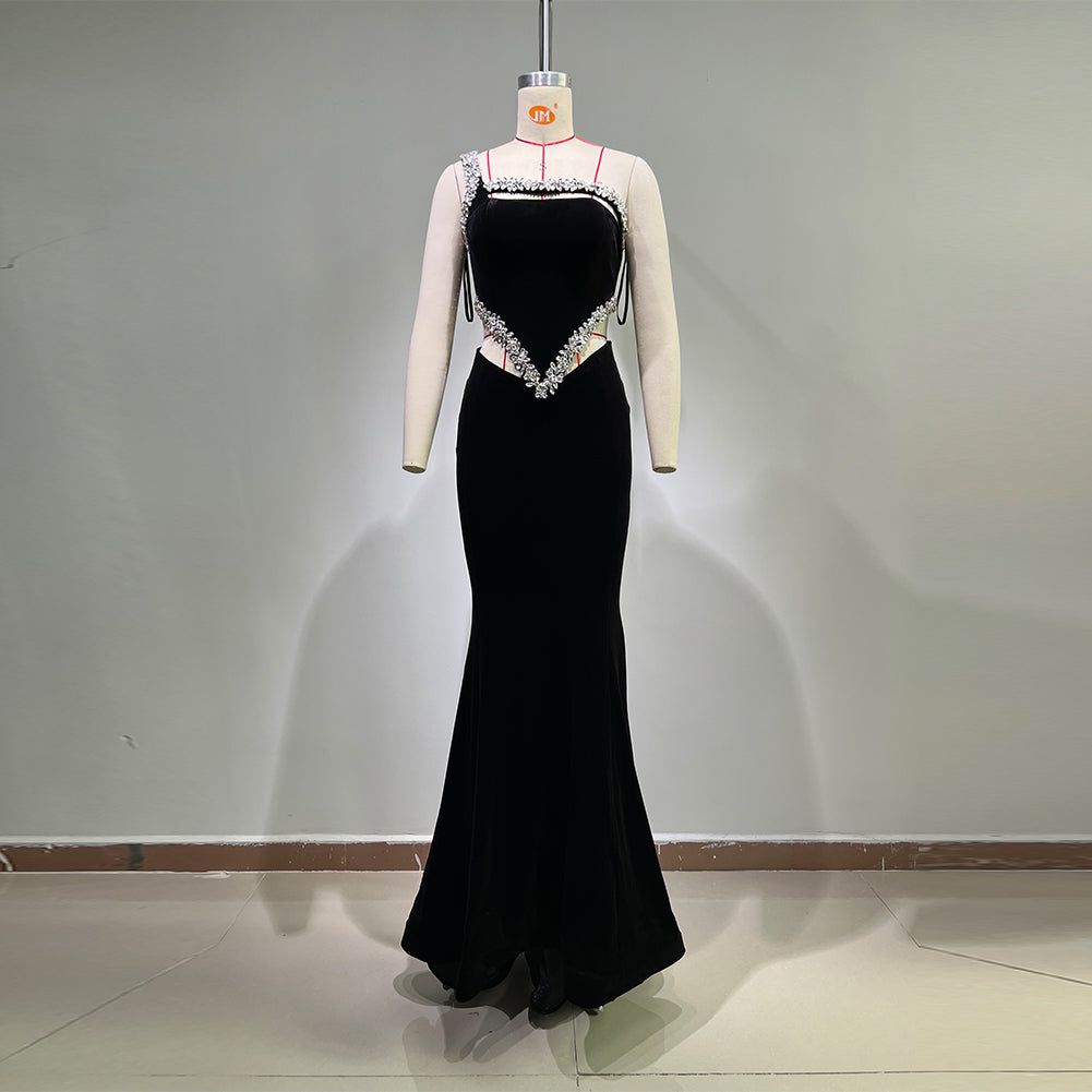 Black Bodycon Dress HT11220