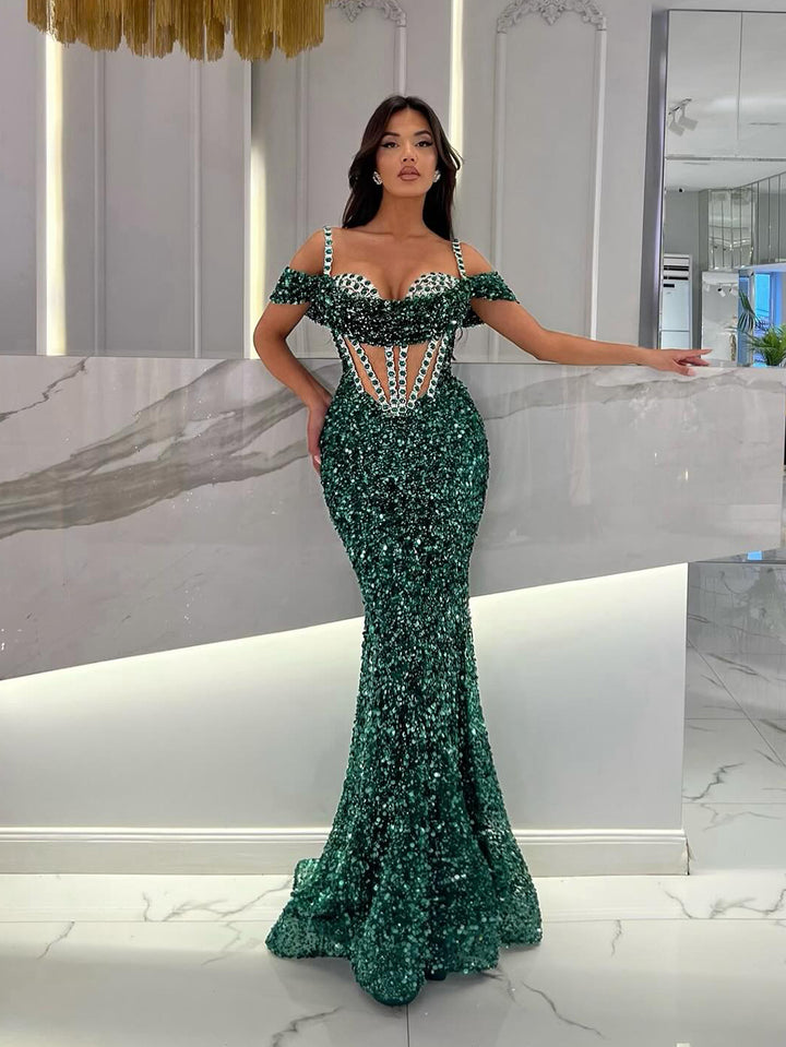 Green Bodycon Dress HT20610