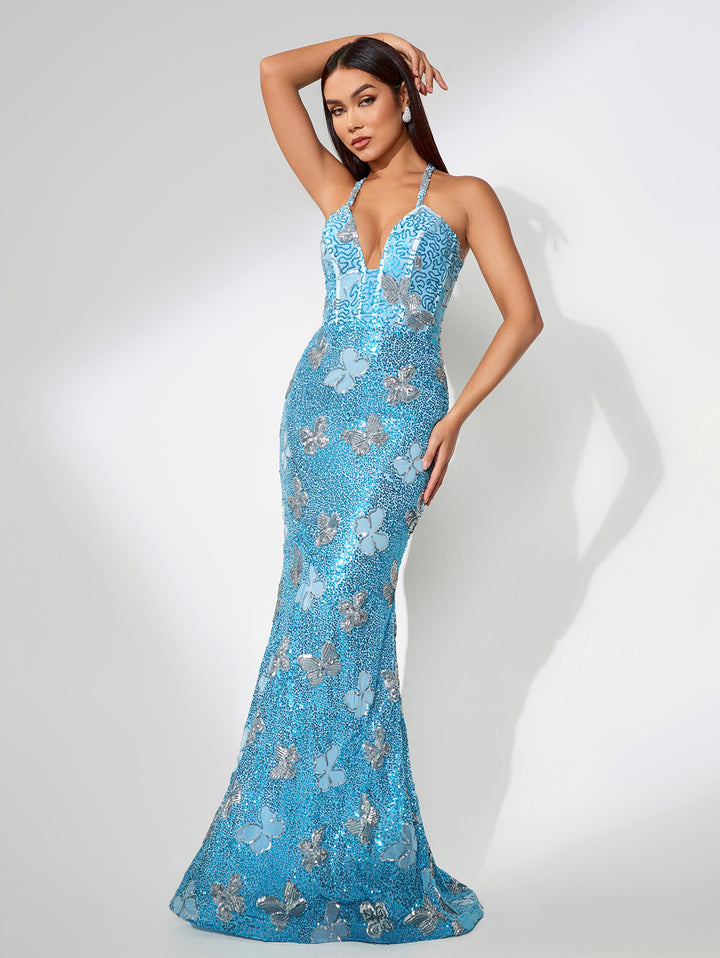 Blue Dress HT21590