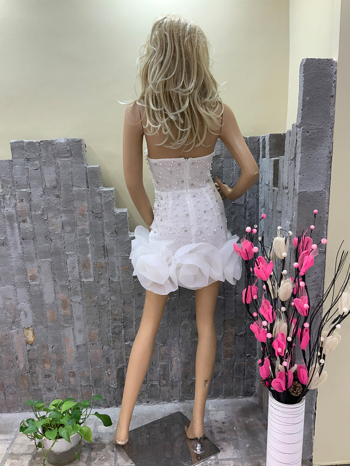 White Bodycon Dress HT21670