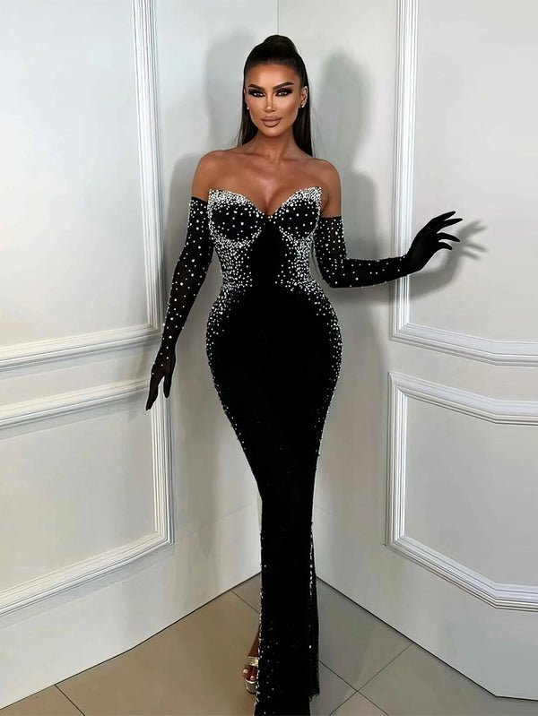 Black Bodycon Dress HT21830