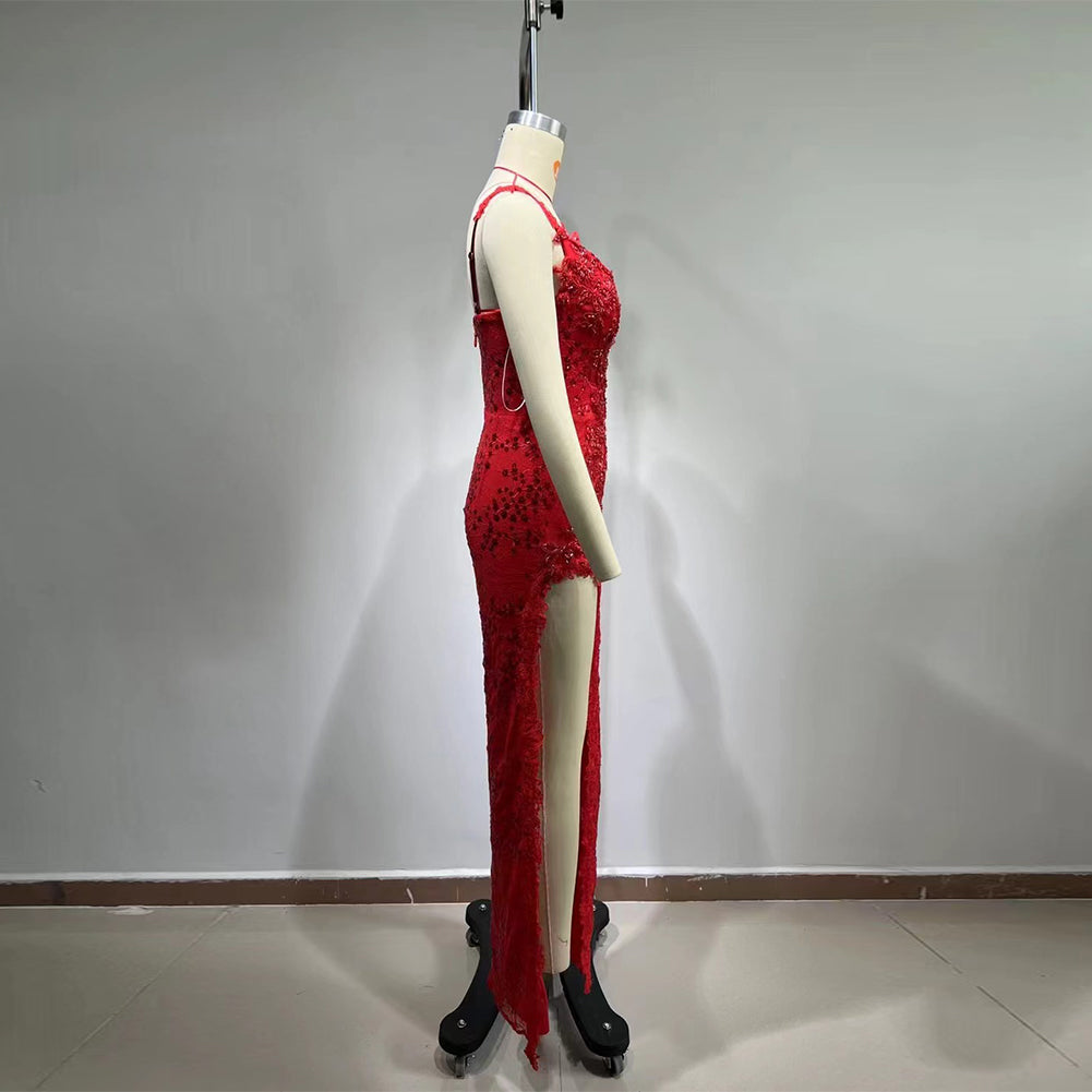 Red Bodycon Dress HT965