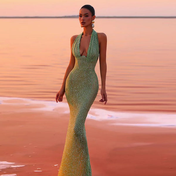 Green Dress KLYF1091