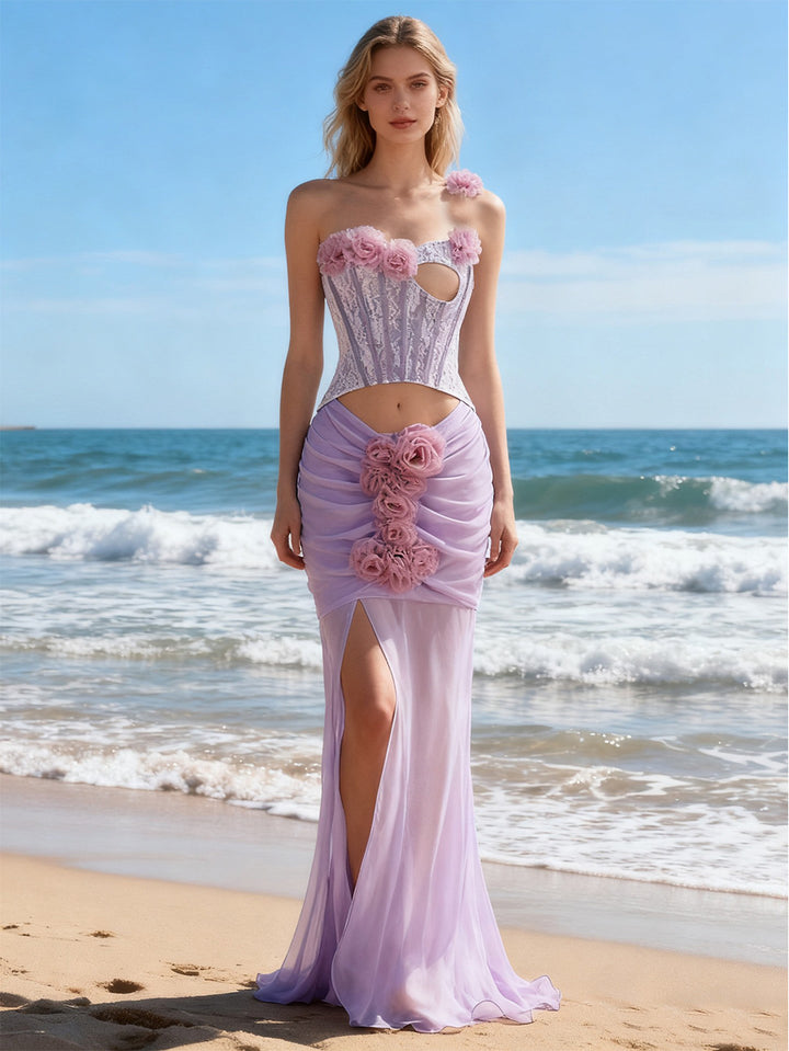 Purple Dress KLYF1498