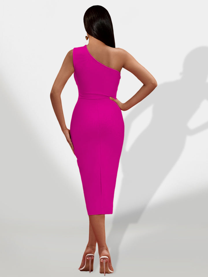 Rose Red Bandage Dress OW23319