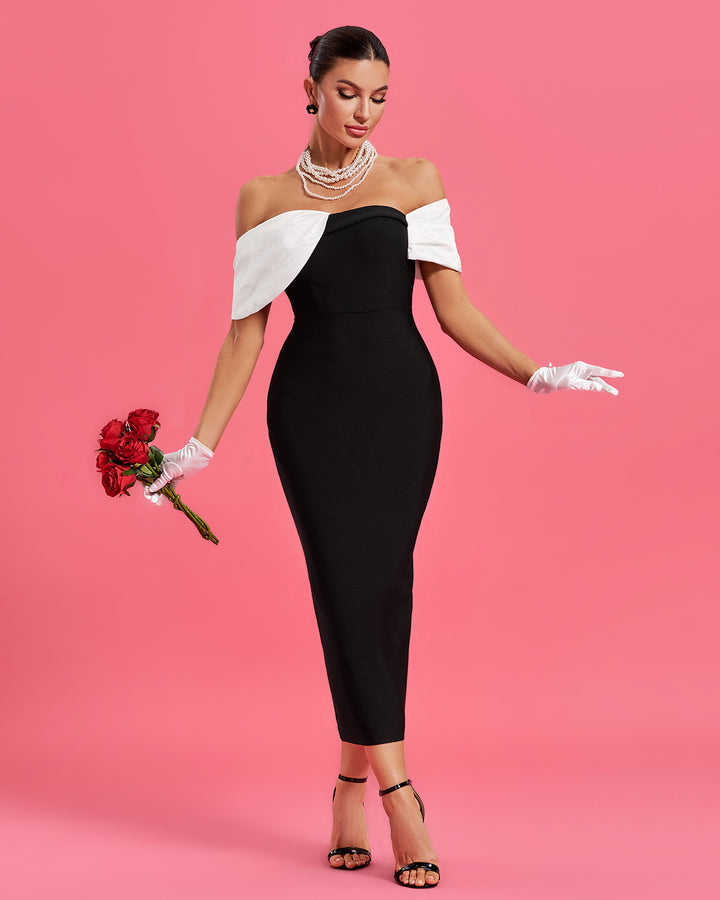 ba nites off the shoulder dress Off the Shoulder Satin Evening Dress 7493-B – Sparkly Gowns