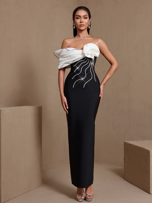 Rhinestone Bandage Dress main image 0