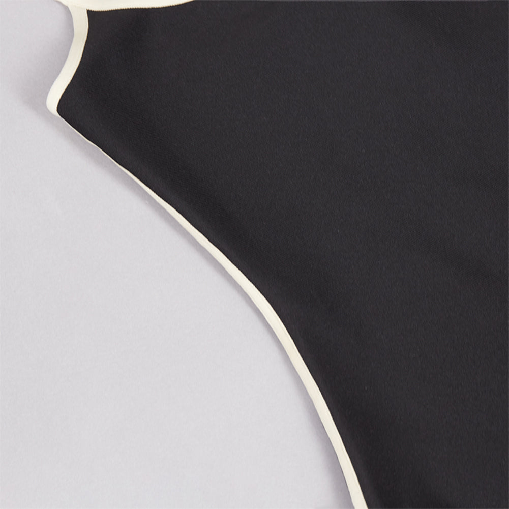 Strappy Sleeveless Plain Midi Bandage Dress PZM103