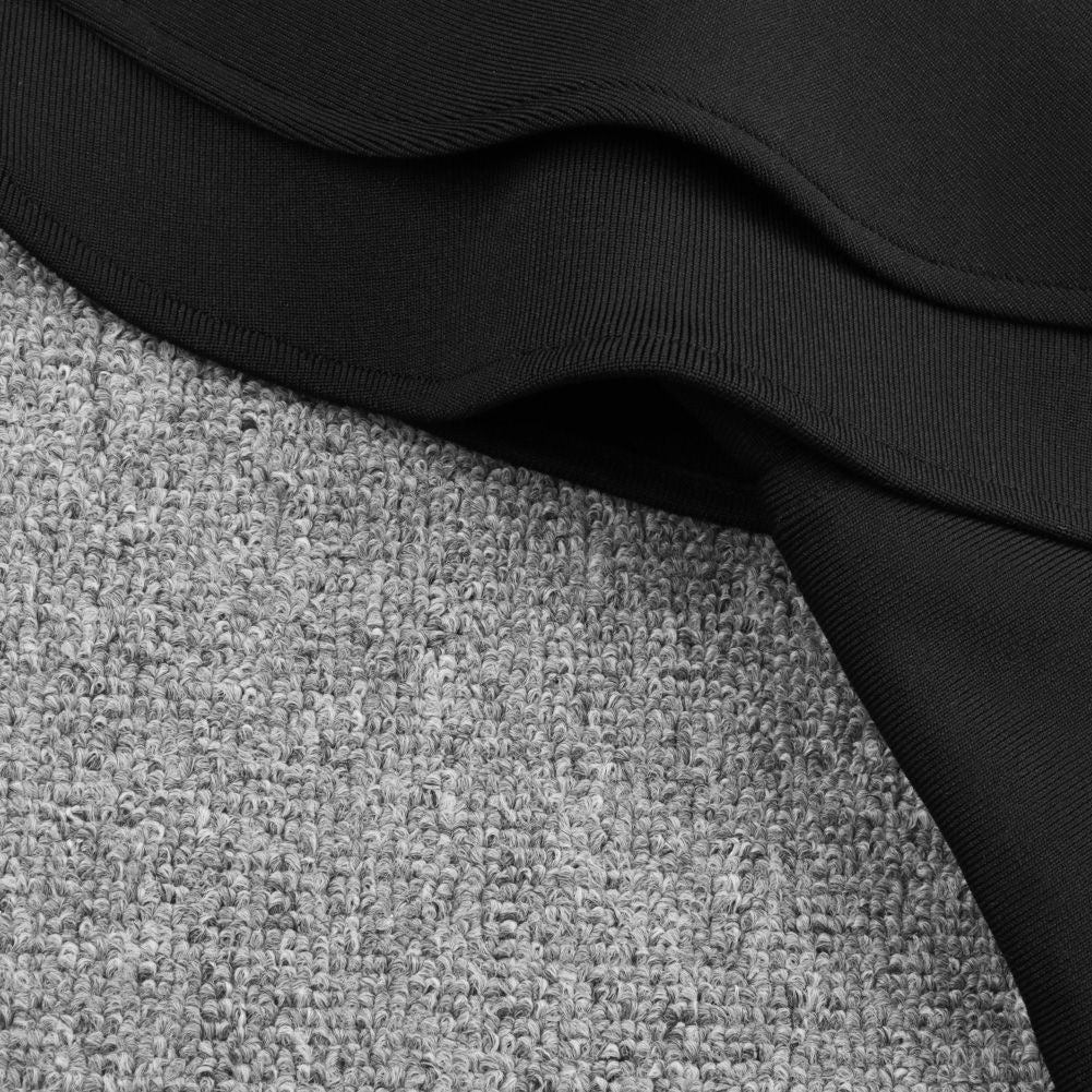 V Neck Sleeveless Frill Over Knee Bandage Dress PM19225 25 in wolddress