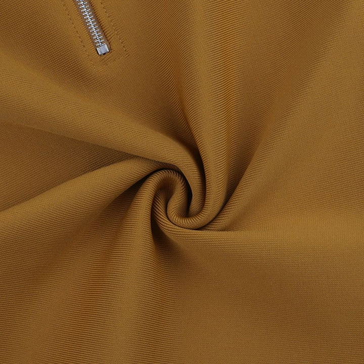 One Shoulder Sleeveless Frill Over Knee Bandage Dress PM1205 39 in wolddress