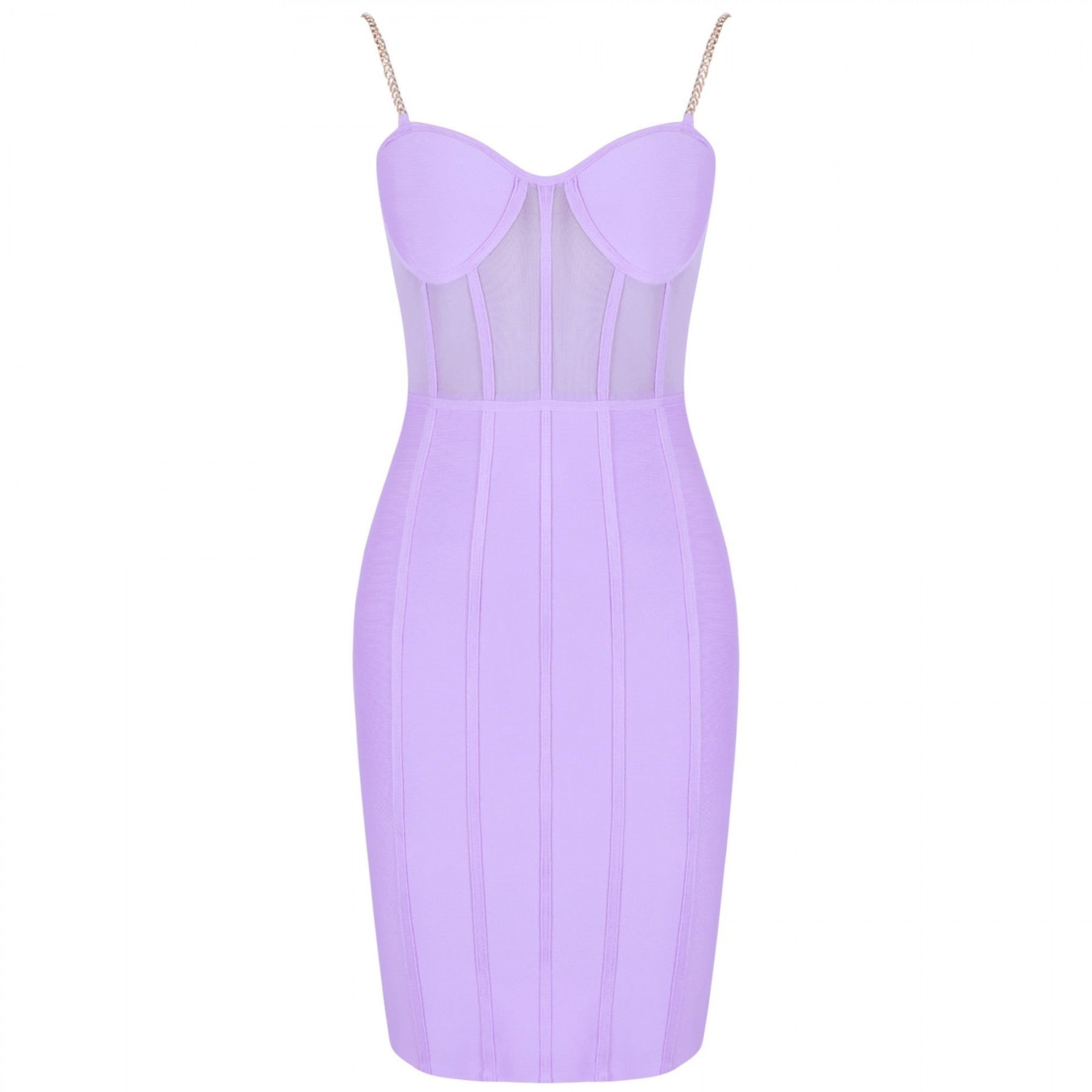 Strappy Sleeveless Striped Over Knee Bandage Dress PP19138 4 in wolddress