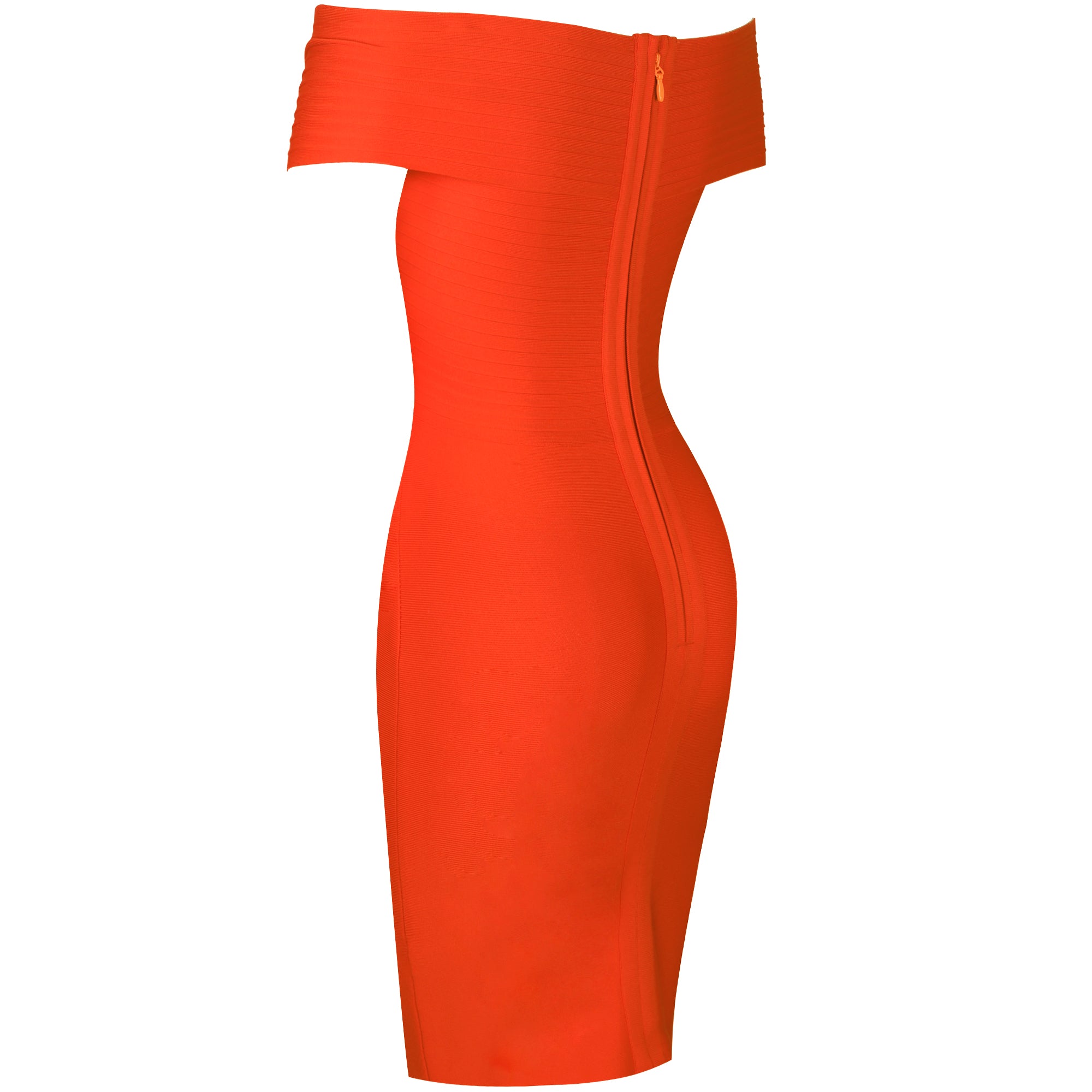 Off Shoulder Short Sleeve Striped Mini Bandage Dress PF091902