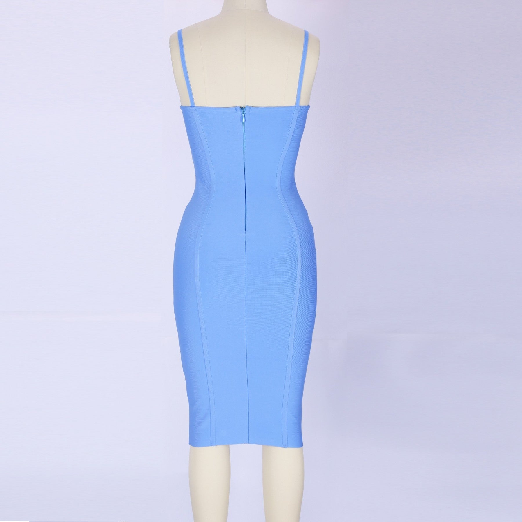 Strappy Sleeveless Striped Over Knee Bandage Dress PF0902 15 in wolddress