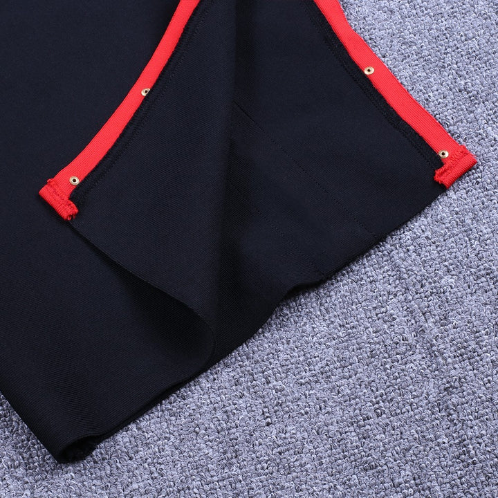 Strapless Sleeveless Slit Midi Bandage Set PF0107 7 in wolddress