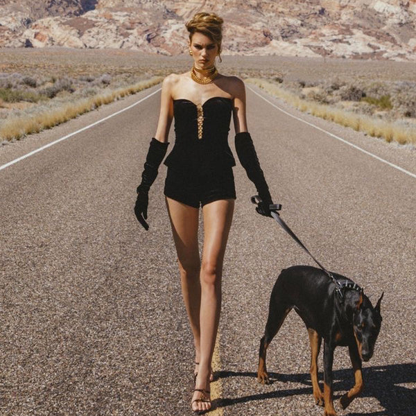 Black Bodycon Set BD2450