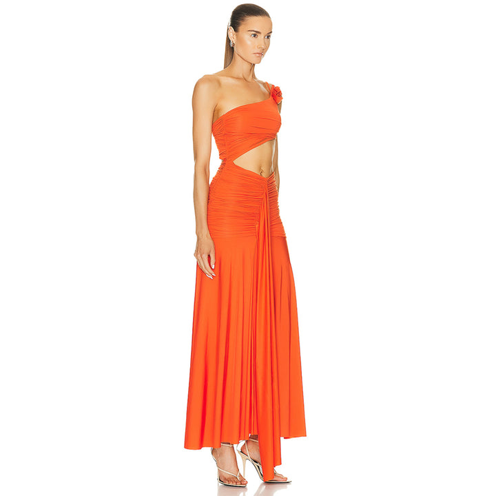 Orange Bodycon Dress BD2454