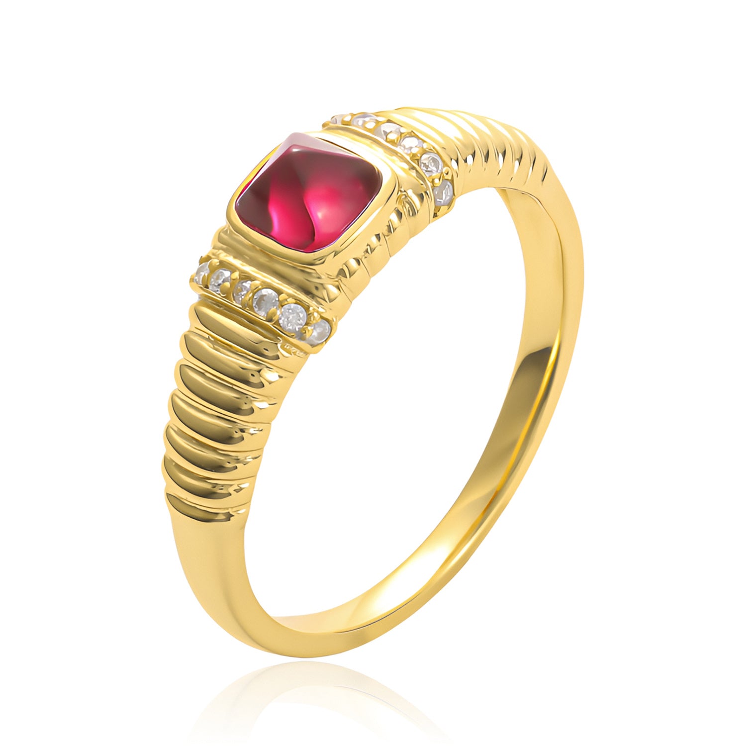 Sapphire Rose Ring ETJZ005 3