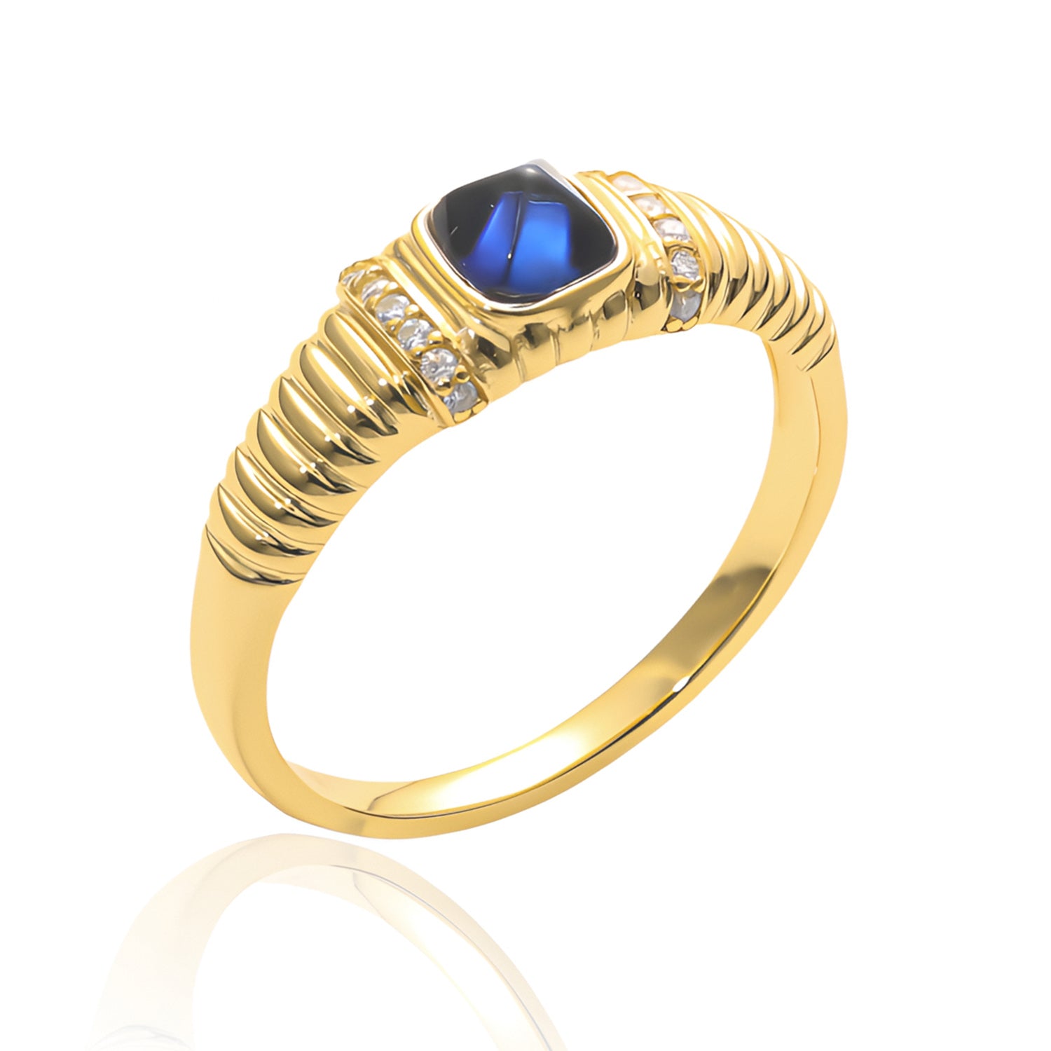 Sapphire Rose Ring ETJZ005 1