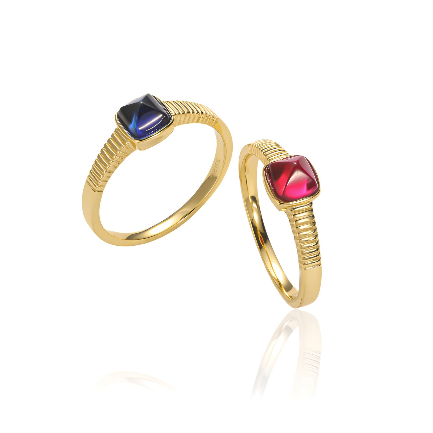 Sapphire Red Ring ETJZ037 2