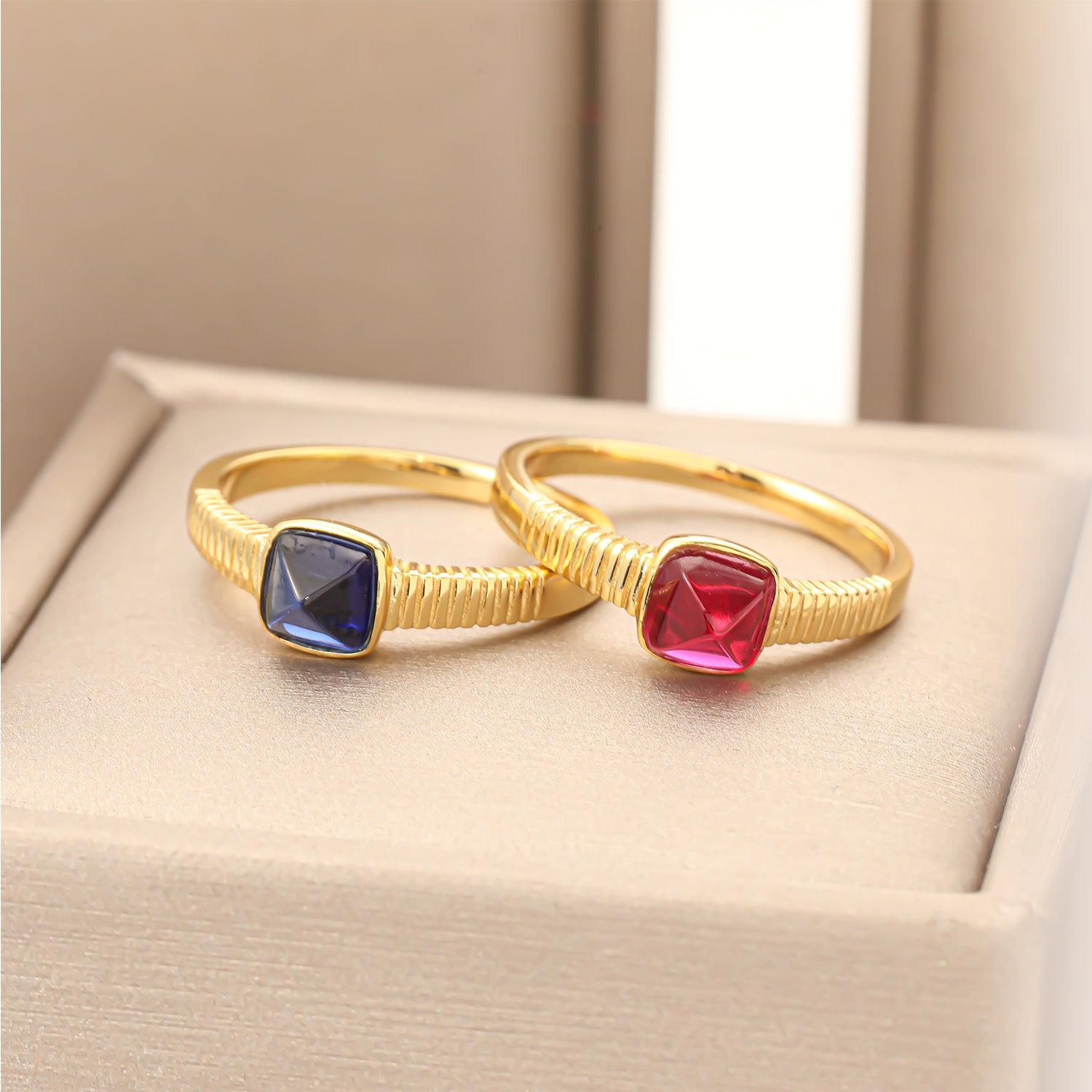 Sapphire Red Ring ETJZ037 4