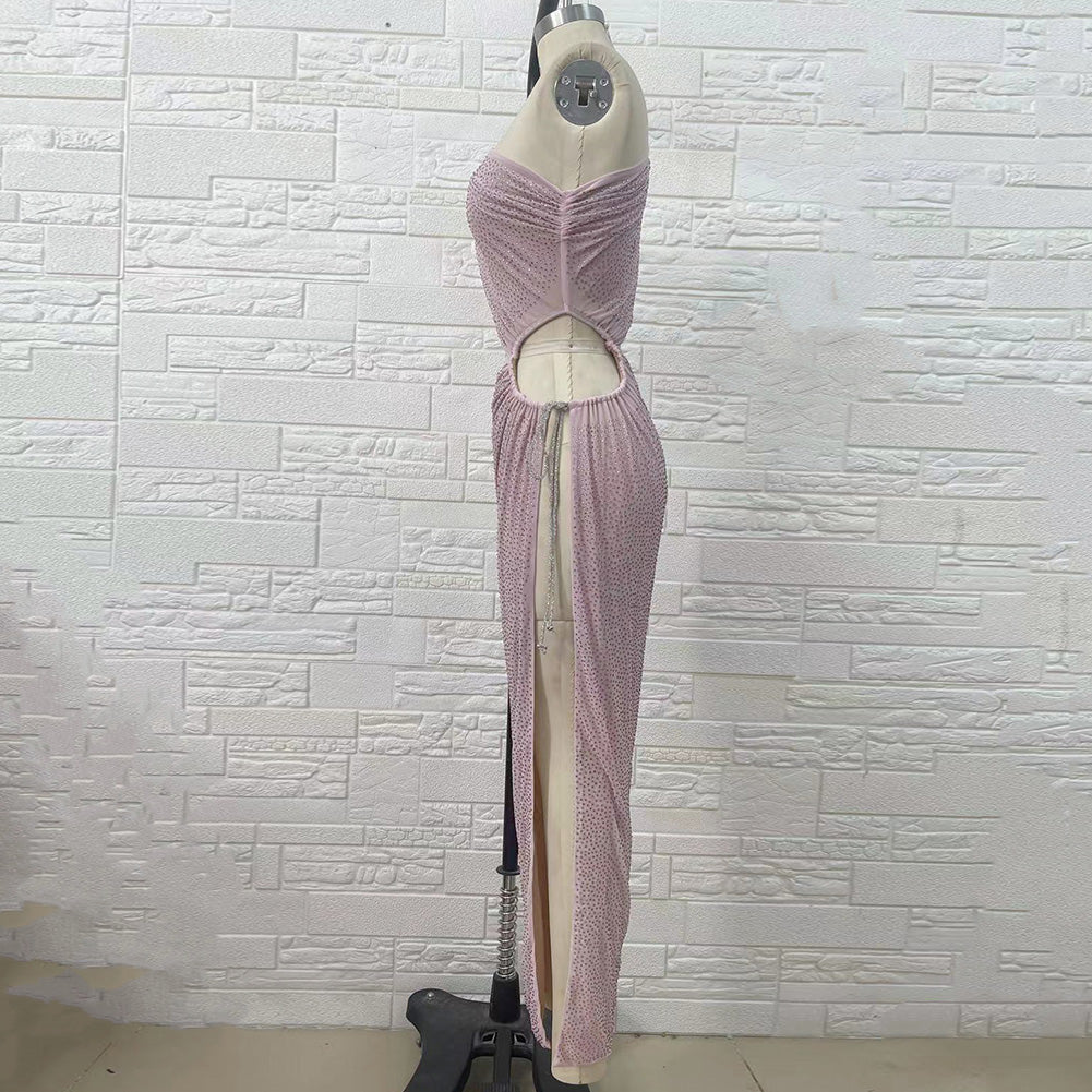 Pink Bodycon Dress H01294 3
