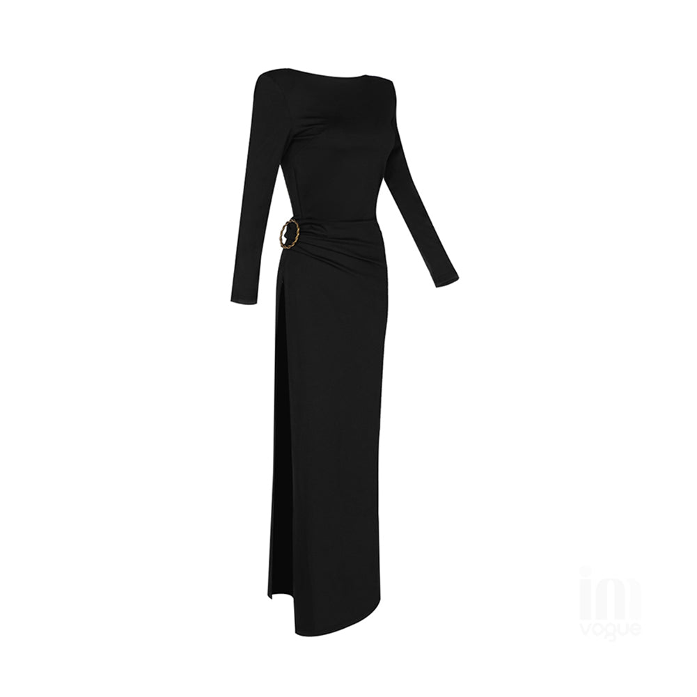 Black Bodycon Dress H1729 4