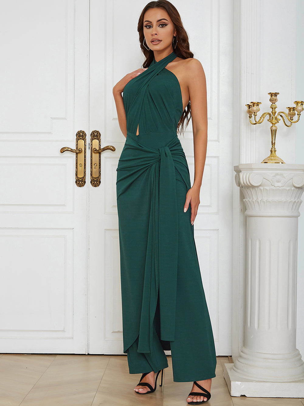 Green Bodycon Jumpsuit HB0100 2
