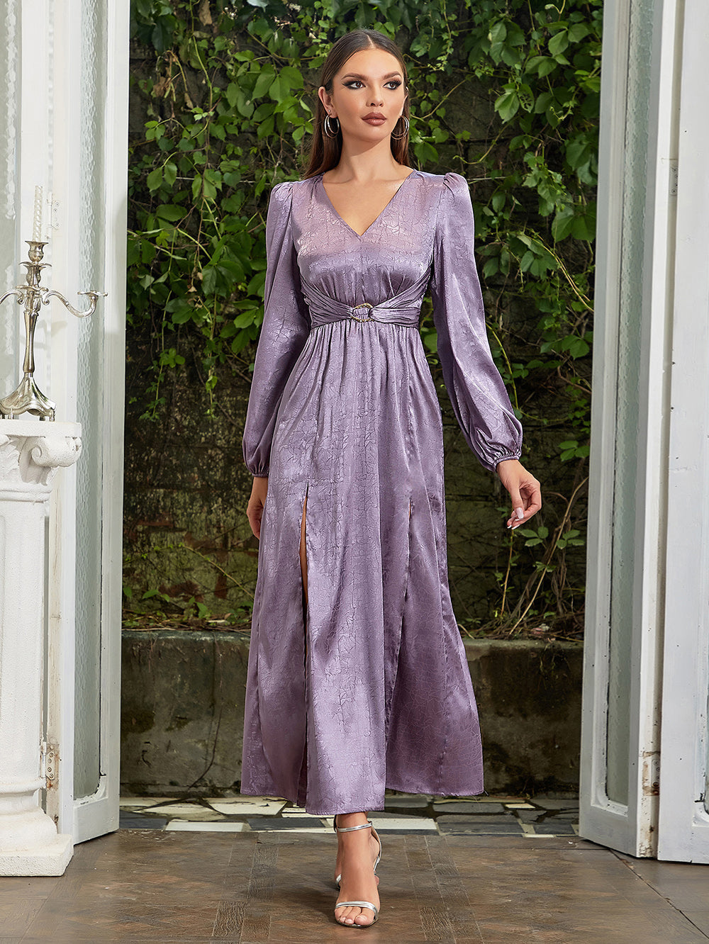 Purple Bodycon Dress HB03340