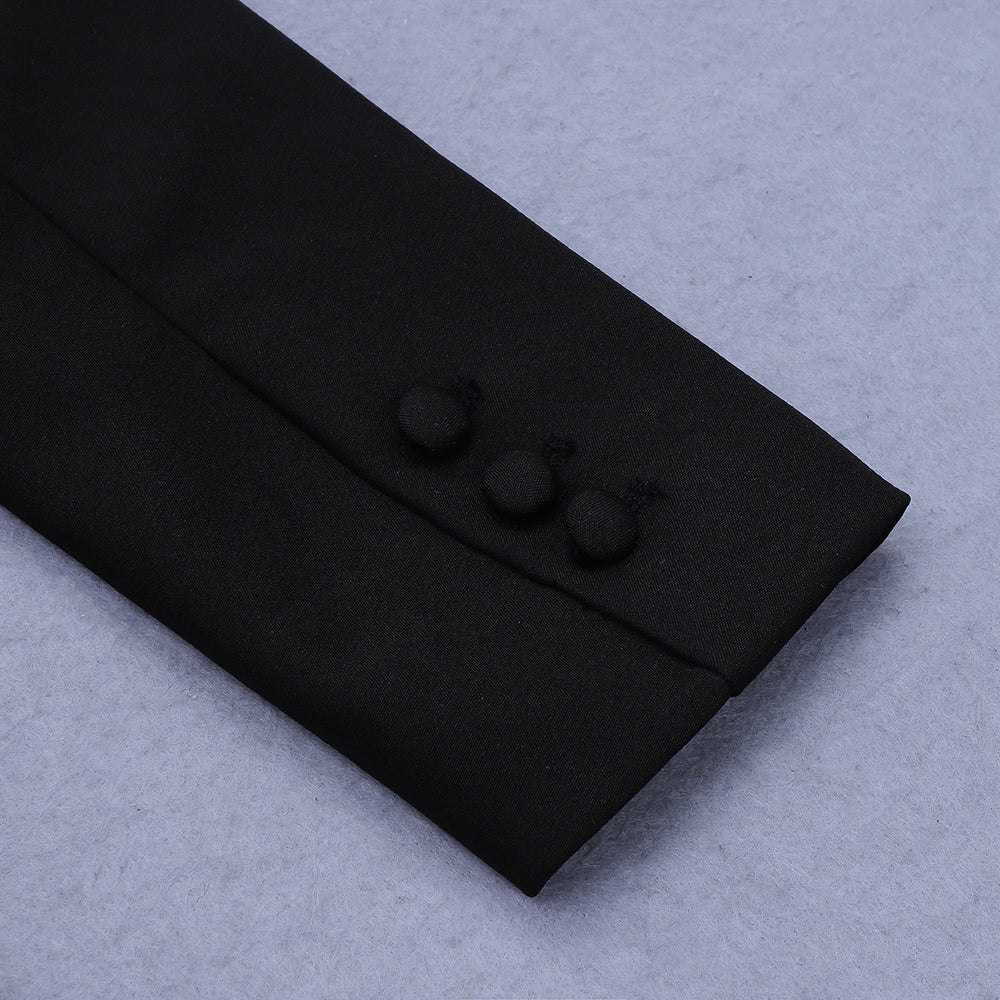 Black Bodycon Suit HB6850 12