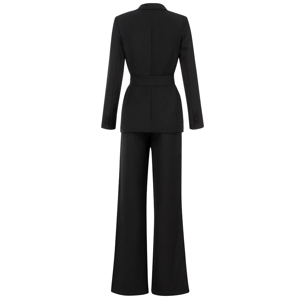 Black Bodycon Suit HB6850 7